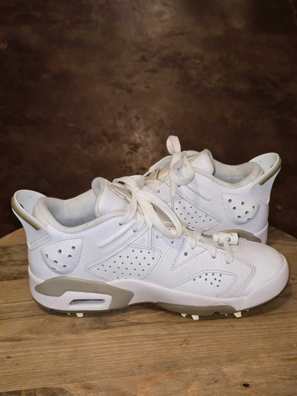 Nike Air Jordan 6 Retro Low Golf White Khaki Men's Size 6.5 DV1376-100